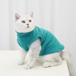 Novu Disegnu Confortu Invernu Caldu Pet Sweatshirt Vest