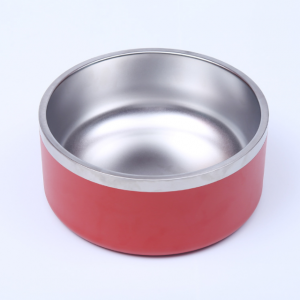 Sekotlolo sa Ntja sa Stainless Steel Portable Non Slip Cat Dog Food Bowl Pet Drinking Bowl