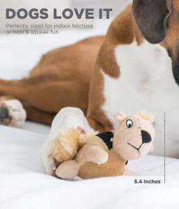 צעצוע כלב קטיפה מחבוא-סנאי