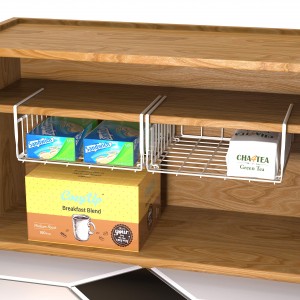 Sub Shelf Basket Cabinet Wire Pendens Basket Shelves Modern Home Decor