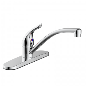 Wholesale China Outdoor Faucet Factory Quotes –  Single handle kitchen faucet Chrome sink faucet  – Easo