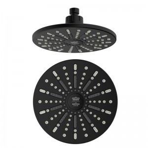 Wholesale China Walk In Shower Tray Factory Quotes –  Two-function raincan showerhead with push button CUPC Watersense certificated rainshower  – Easo