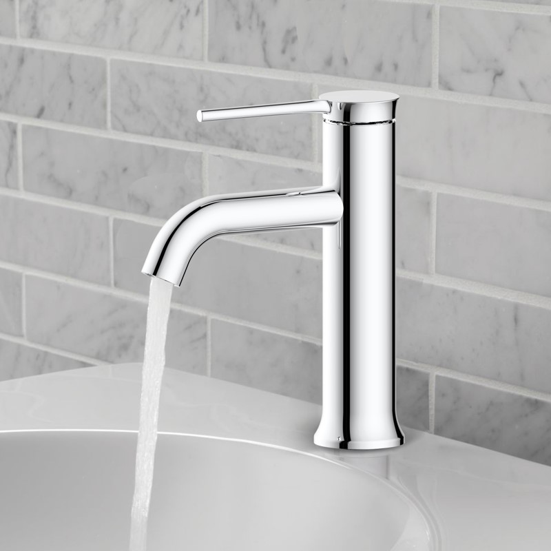 Single handle modern bathroom faucet New style metal mixer Featured Image