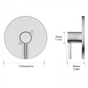 1134021 Pressure balance valve faucet