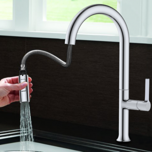 New style pull-down kitchen faucet One-handle faucet Brass waterway 25mm Ceramic cartridge