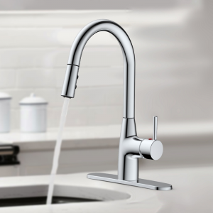 Wholesale China Plastic Bathroom Faucet Manufacturers Suppliers –  Brook series pull-down kitchen faucet  – Easo