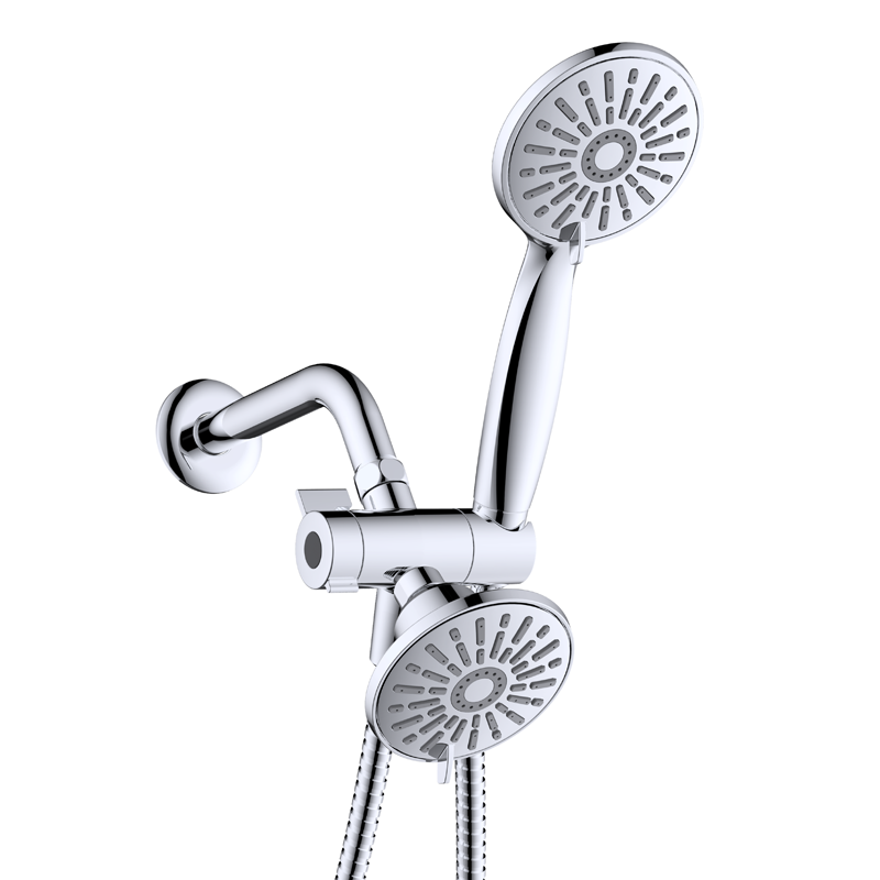 Wholesale China Metal Rain Shower Manufacturers Suppliers –  3-Setting handheld shower and showerhead combo with patented 3-way diverter  – Easo