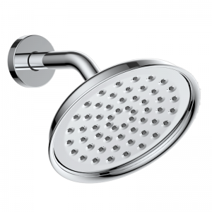 Traditional shape design rain shower Plated face plate showerhead