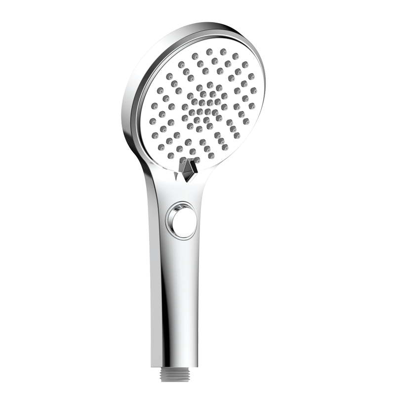 3F hand shower Trickle button Plated face plate handshower 