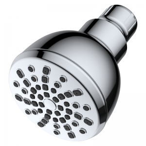 7218 Single setting shower head Soft self-cleaning TPR nozzles Plated faceplate showerhead