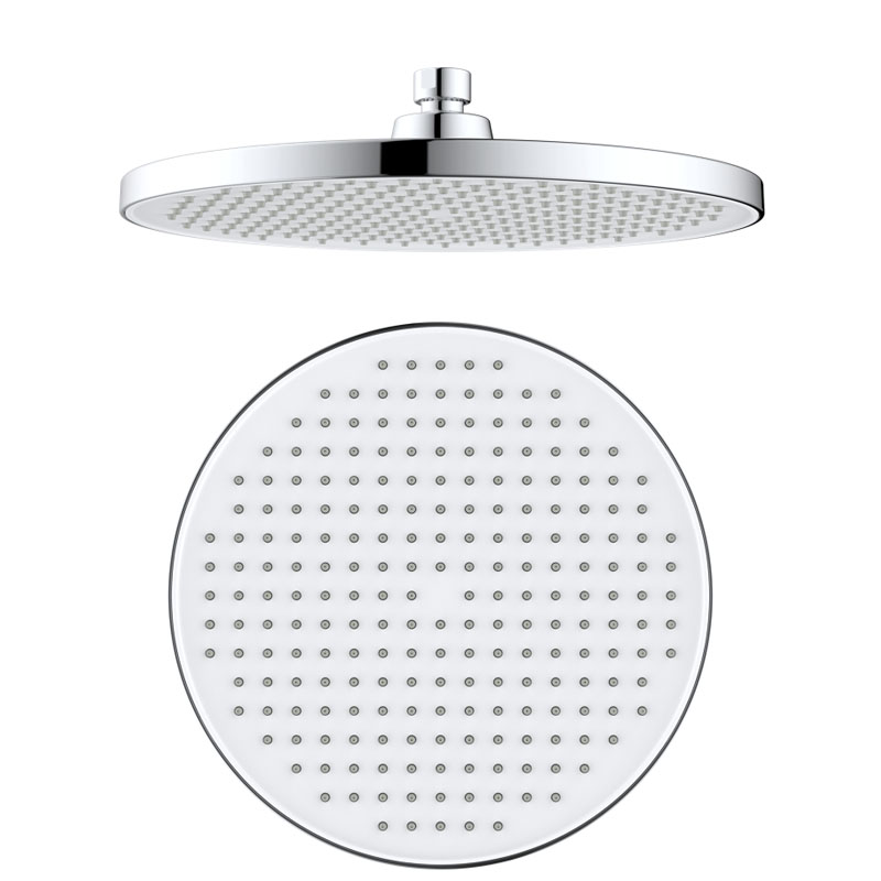 Wholesale China Grohe Rainshower Factory Quotes –  Large round head shower self-cleaning nozzle inner-arc concave face full silky spray High quality 10 inch rain shower  – Easo Featured Image