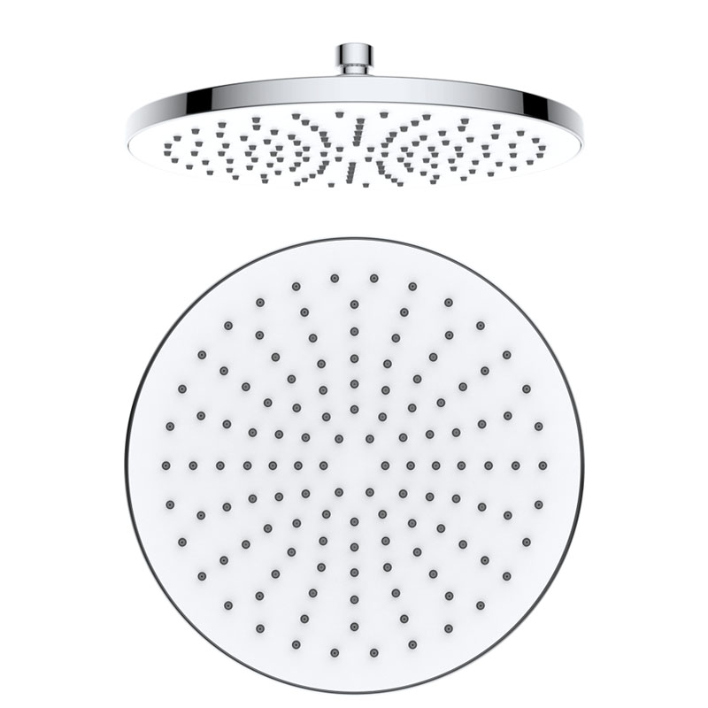 Large round head shower self-cleaning nozzle full silky spray good for match High quality 10 inch rain shower Featured Image