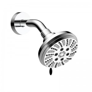 Wholesale China Home Depot Shower Faucets Factory Quotes –  High Pressure Showerhead with Adjustable Angels, Stronger force at lower pressure, 6 Spray Settings, 4.40 inch for Water Saving  &...
