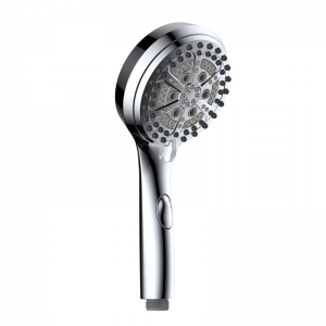6-Settings shower combo with rub-clean nozzles