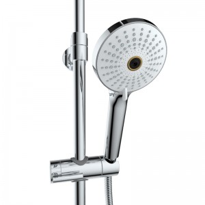 Cool touch design thermostatic shower column