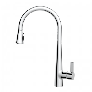 Cylindrical design pull-down kitchen faucet One-handle sink faucet