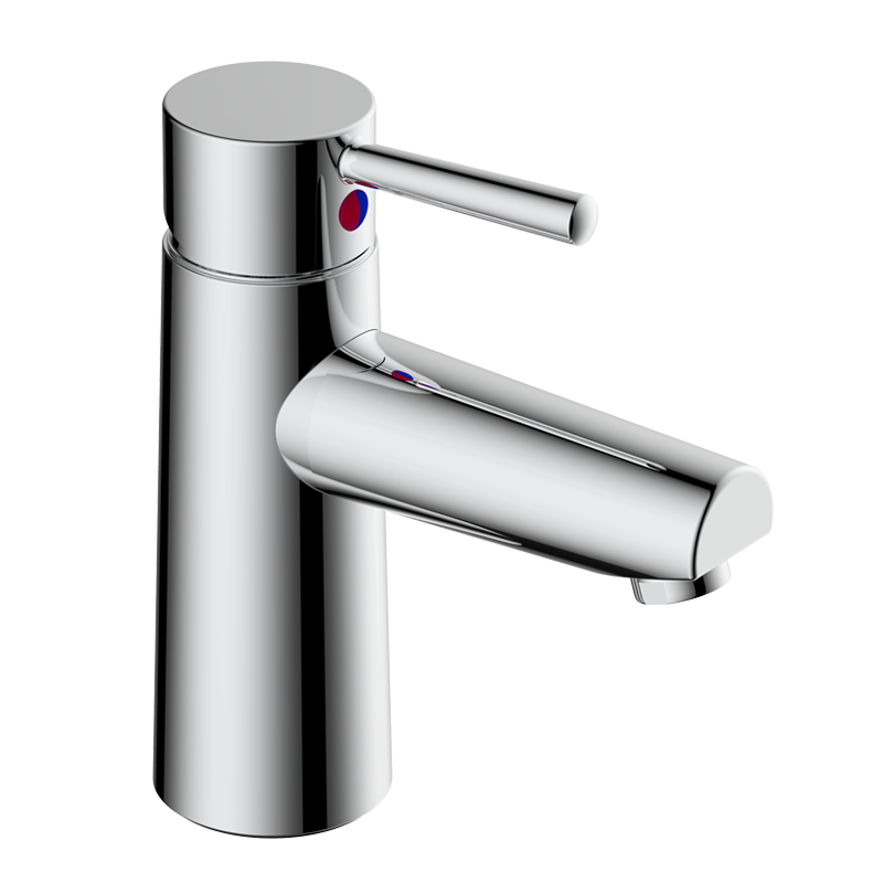Cylindrical shape design basin faucet Single handle basin mixer Featured Image