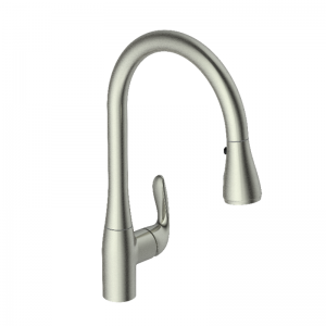 New style one-handle pull-down kitchen faucet with power boost spray