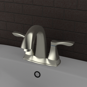 Arden series Watersense certified two handle centerset bathroom faucet