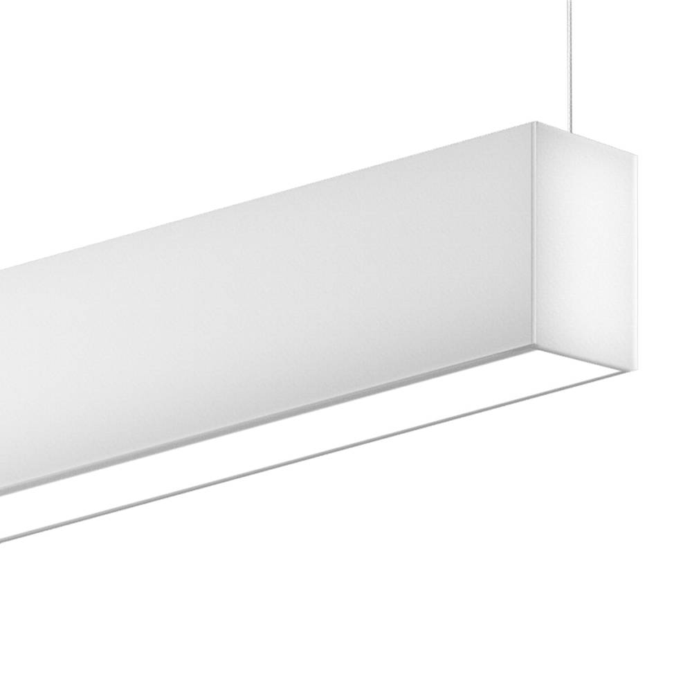 Il·luminació d'oficina amb llum lineal LED suspesa