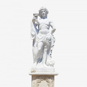 Custom Natural Marble Life size Stone Dionysus Statue