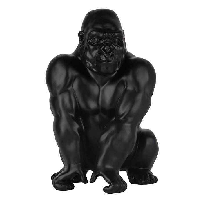 Resin Animal Fiberglass  Pvc Sculpture Vegita Gorilla Statue Supplier