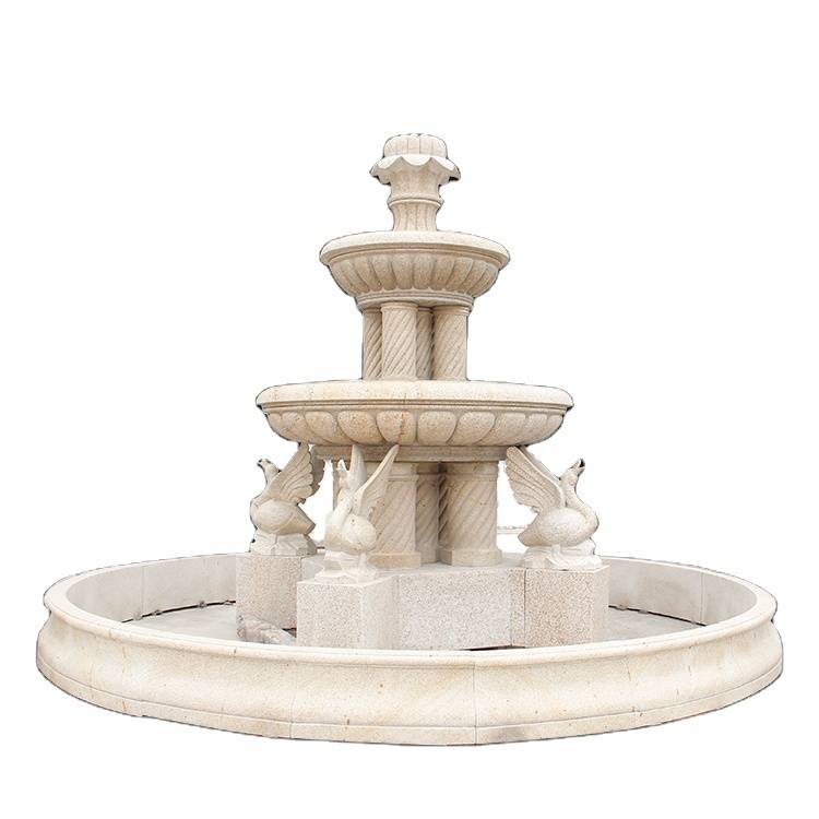 Wholesale prices beautiful luxury outdoor garden decoration marble fountain