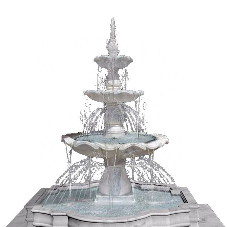 factory price large antique outdoor garden marble stone fountains