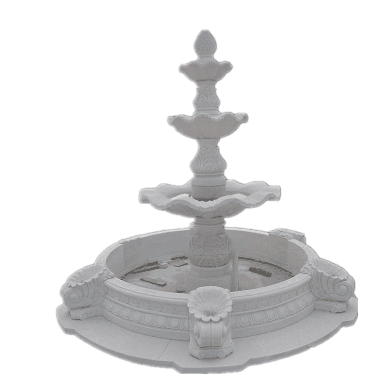 3 Tier Stone Garden Fountain For Backyard And Front Yard As Customized Size