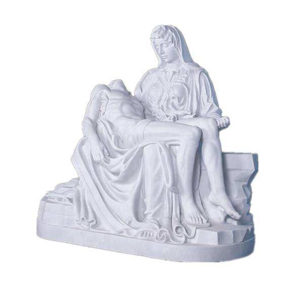 Large garden decorative life size marble religious statues pieta for sale