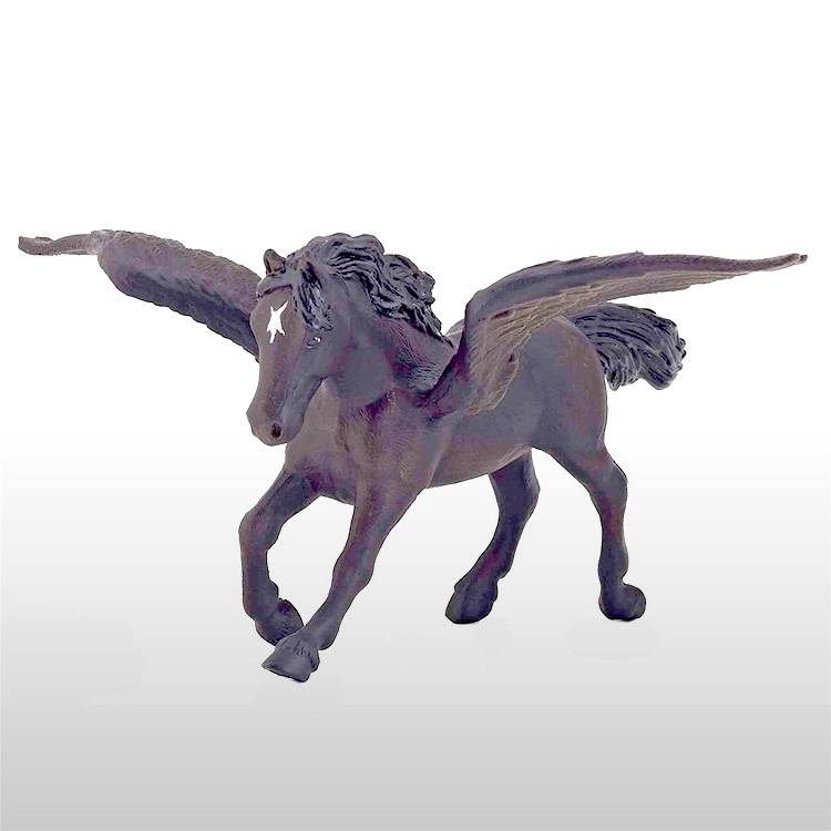High Quality Figure Sculpture - Outdoor custom life size antique small pegasus sculpture bronze horse statue – Atisan Works