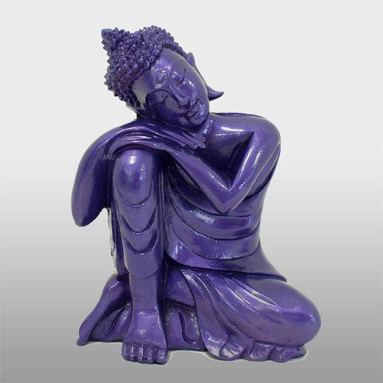 Fast delivery Mini Angel Statues - Indoor Wholesale Religion Theme Carving purple buddha statues – Atisan Works