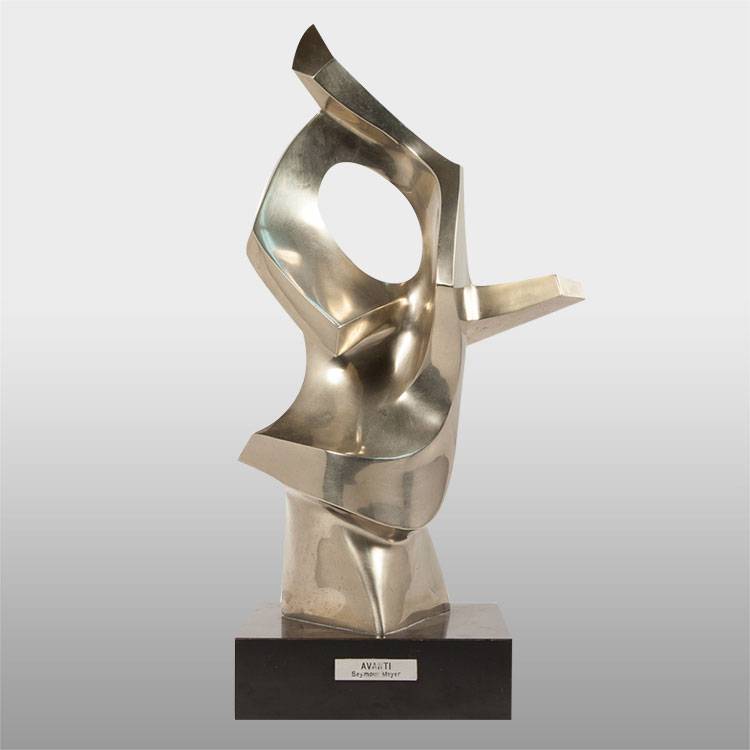 Customized antique  Design Metal Abstract bird sculptures Dancing Girl Bronze