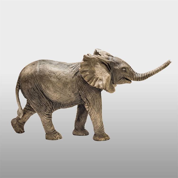 Outdoor custom size copper elephant statues for sale india