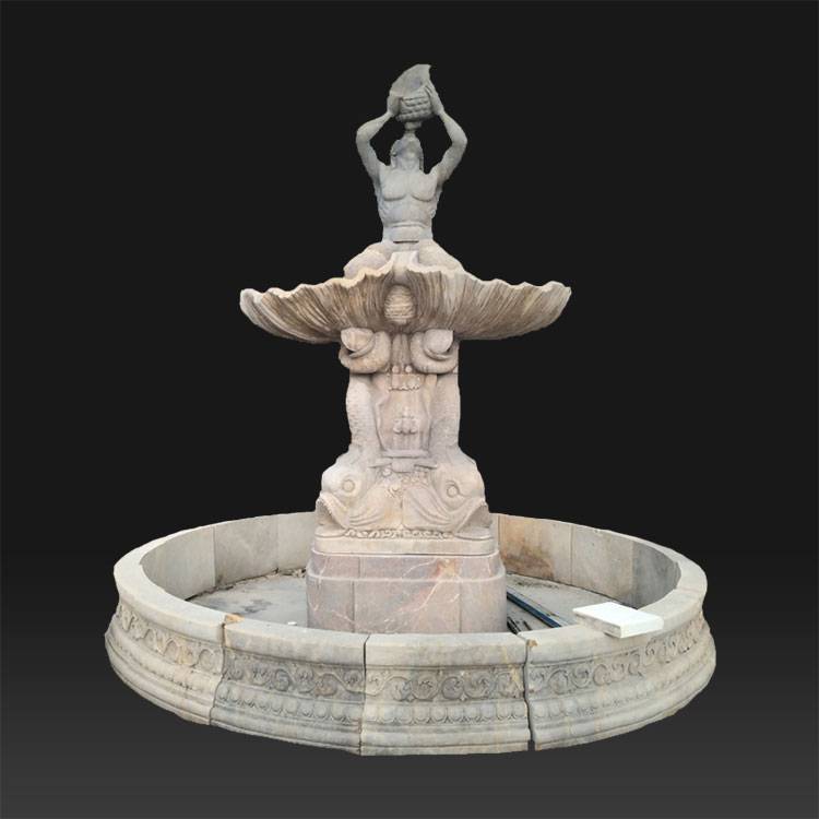 Good Quality Fountain – Garden decoration stone bali fountain with women – Atisan Works