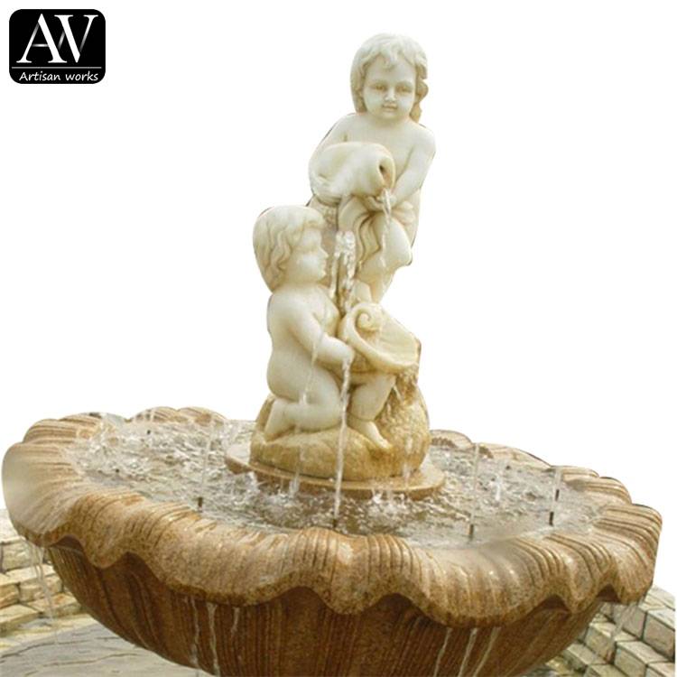 Good Quality Fountain – Hand carved outdoor marble wall fountains stone garden product water fountain – Atisan Works