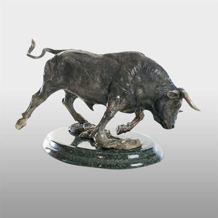 Cheap PriceList for Large Bronze Angel Statues Sculptures - Large Brass animals weight cow head wild sculpture outdoor decoration – Atisan Works