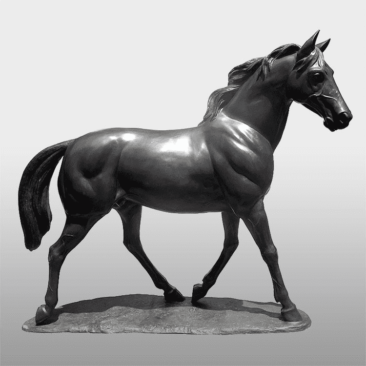 large hand carved  bronze metal horse sculpture for sale