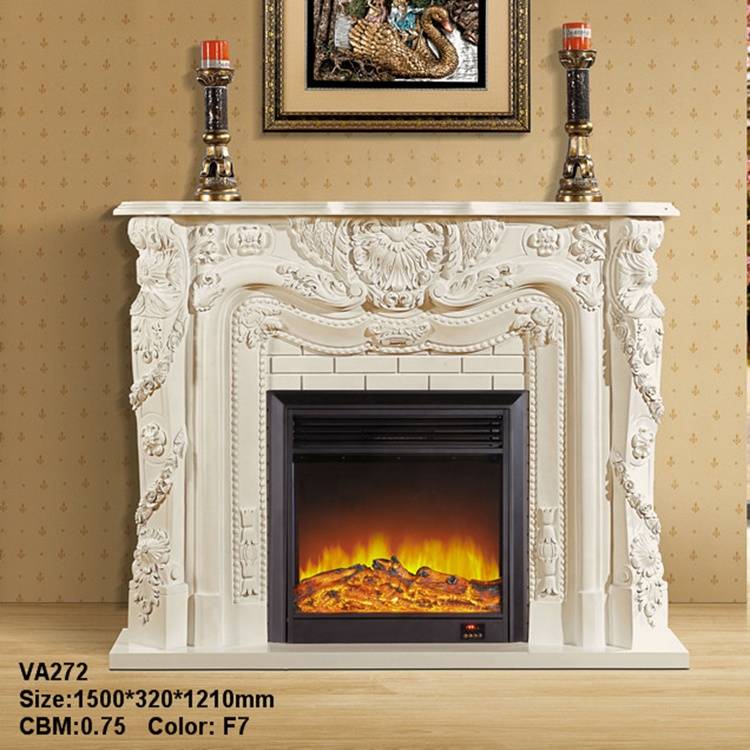 Good Quality Fireplace – High Density Beautiful Decorative Wall Resin Mantel Fireplace – Atisan Works