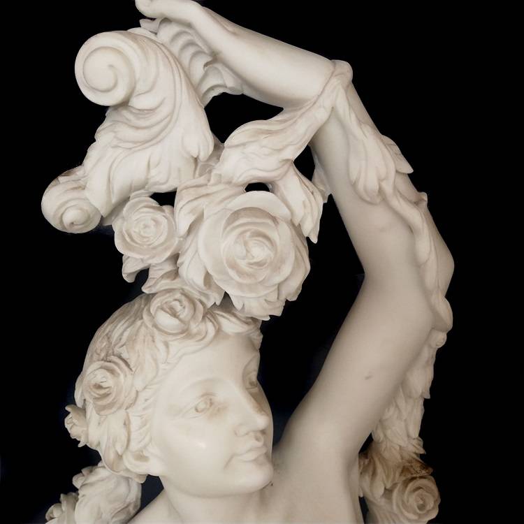 100% hand carved garden marble statue stone sculpture