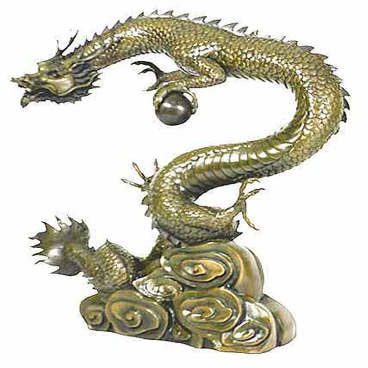 Cheapest Price Bronze Bird Sculpture - Animal statue outdoor large decor modern  bronze and brass  Chinese dragon statue for sale – Atisan Works