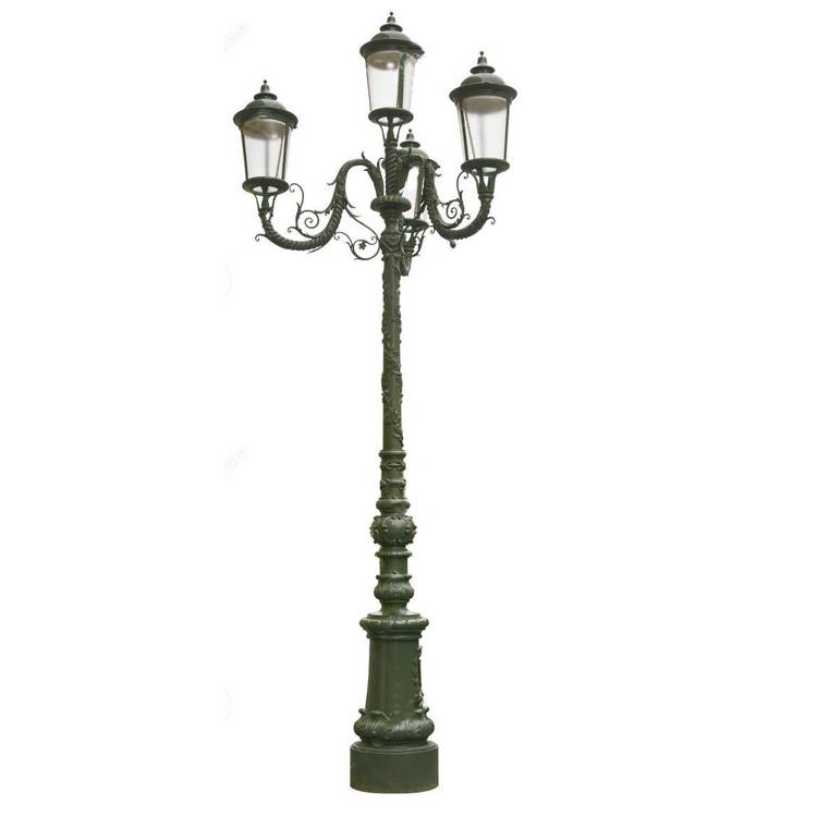 Good Quality Architectural Sculpture – street ornamental sand plating grey outdoor yard lamp posts lowes – Atisan Works