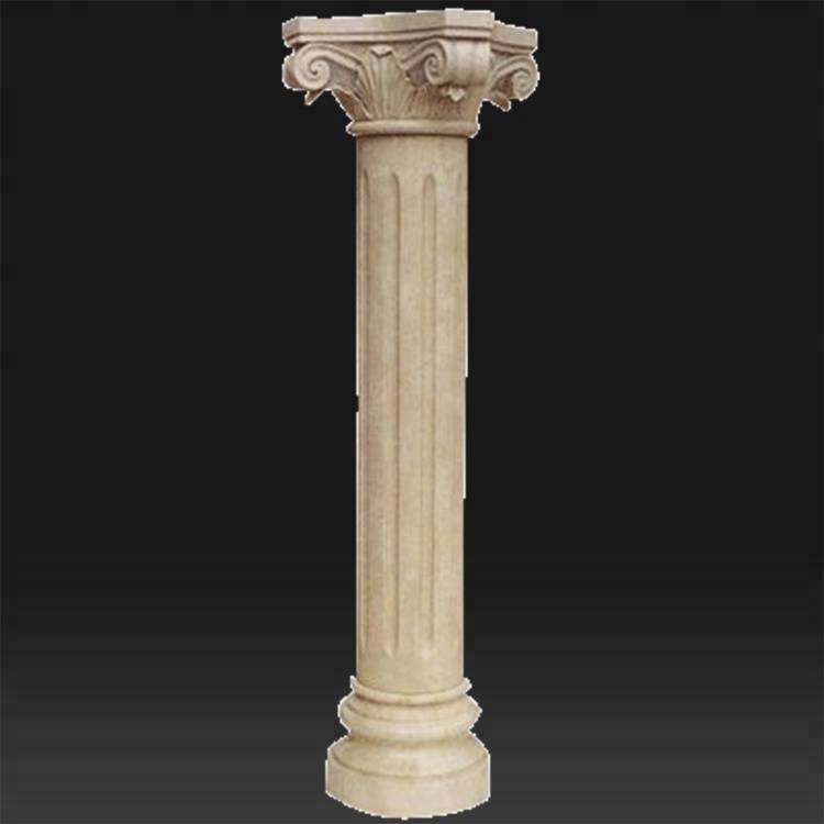 Granite garden roman pillar designs for home decoration