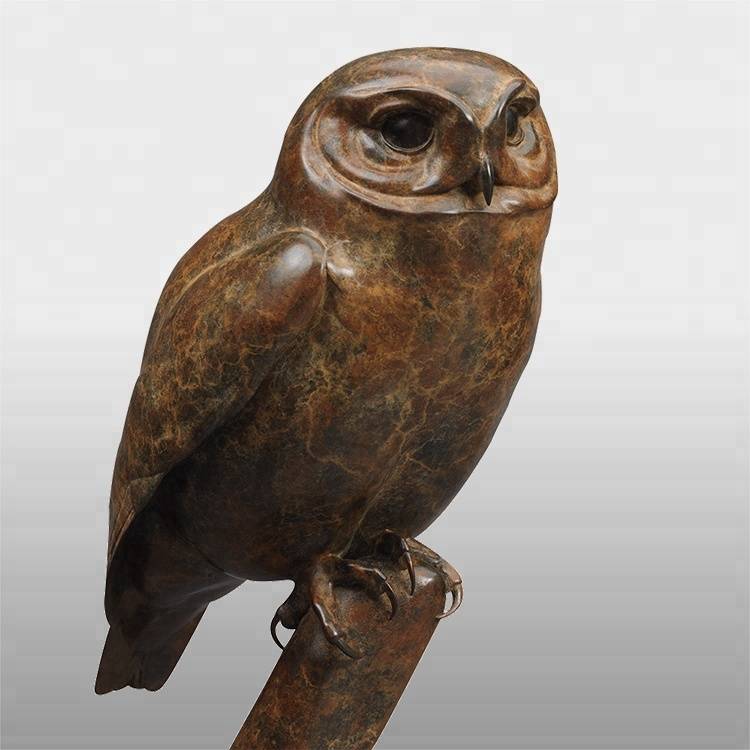 Ordinary Discount Hermes Bronze Statue - China bronze owl sculpture for sale – Atisan Works