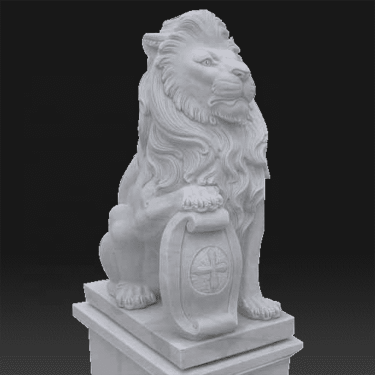Good User Reputation for Greek Marble Statues - Decorative outdoor garden lion modern abstract marble sculpture – Atisan Works