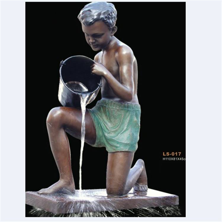 Discount Price Old Bronze Statue - Good price bronze children figure large sculpture for outdoor decoration – Atisan Works