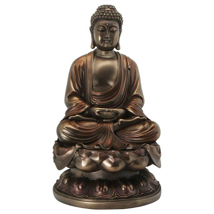 Eastern religious metal casting statue life-size large bronze Sakyamuni Buddha sculpture