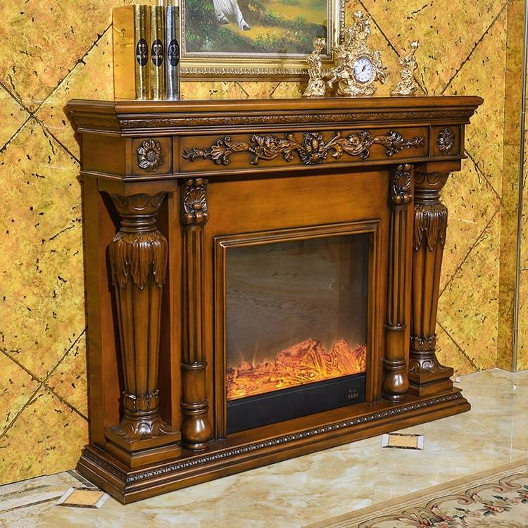 Indoor decorative resin master flame electric fireplace manufacturer