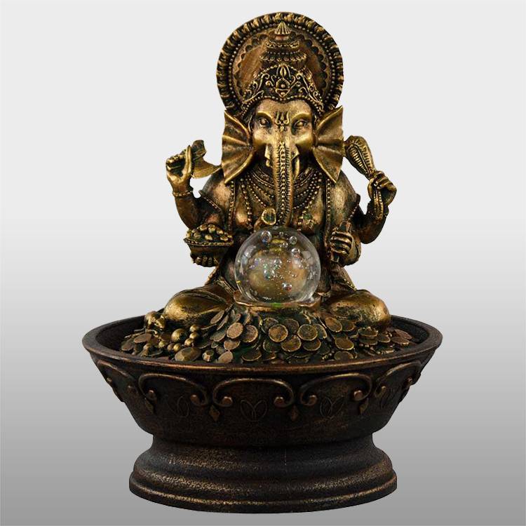 Good Quality Fountain – Decorative carved elephant garden fountain – Atisan Works