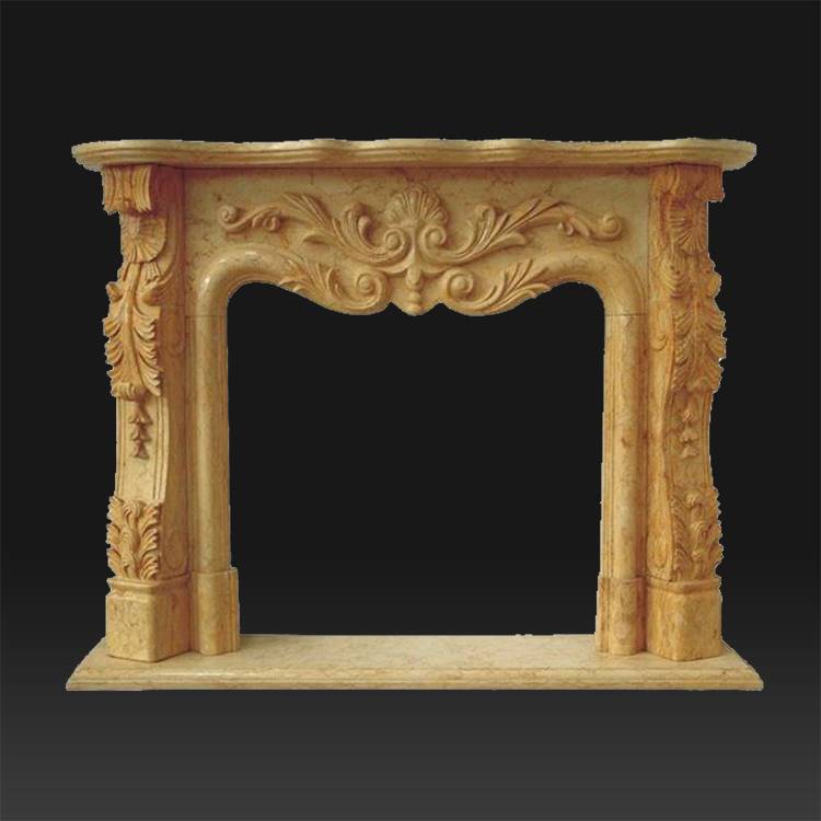 Custom design home decorative stone arts and crafts fireplace surround